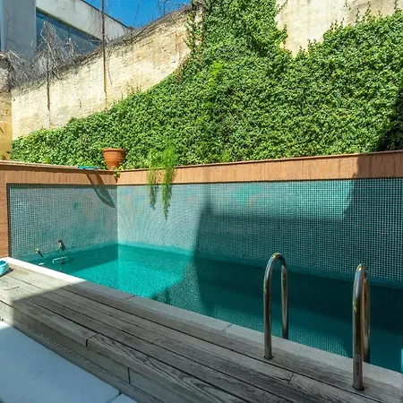 Center Private Zen House With Pool, Garden Apartment *