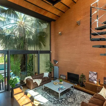 Apartment Center Private Zen House With Pool, Garden Barcelona